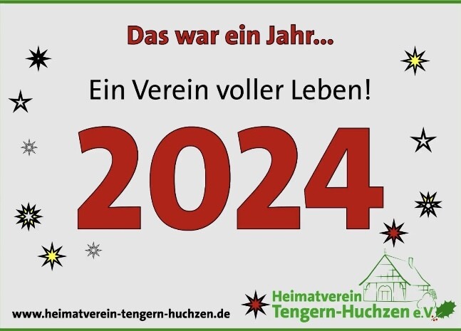Das war ein Jahr - Jahresrückblick 2024